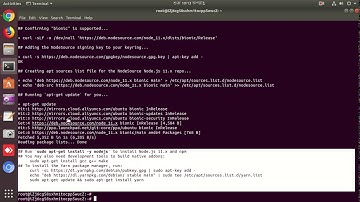 How to install Node.js on Ubuntu 18.04 LTS