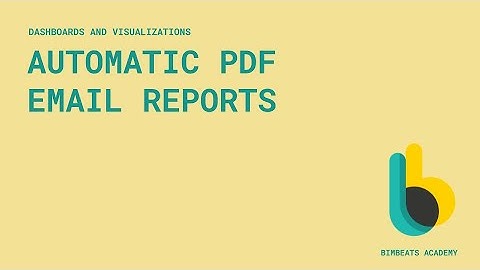 Automatic PDF Email Reports in Kibana - Quick Beat