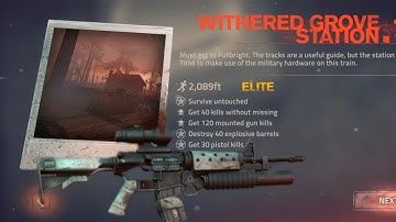 Into the dead 2 - Story - Chapter 2 (level - Elit)- WITHERED GROVE STATION.10 #gameplay #walkthrough