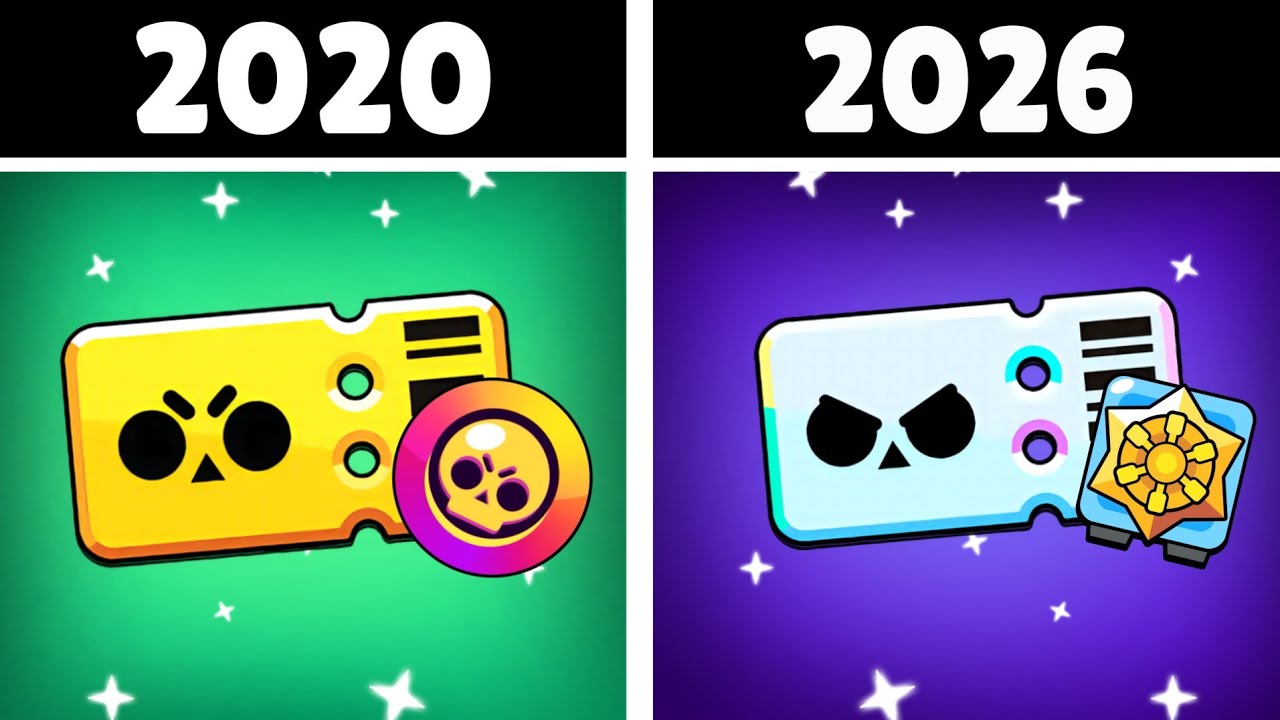 КАК ИЗМЕНИЛСЯ БРАВЛ ПАСС С МОМЕНТА ПОЯВЛЕНИЯ В БРАВЛ СТАРС?