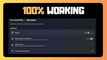 EASY WAYS On How Turn On Or Disable Narrator In Windows Or Computer