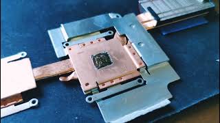cooling laptop with liquid metall Conductonaut+ thermal paste K5-PRO
