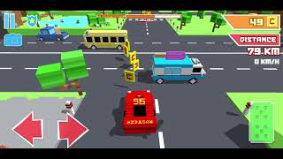 Crossy Brakes : Blocky Toon Racer | Lightning Mcqueen | Android GamePlay FullHD #03 screenshot 5