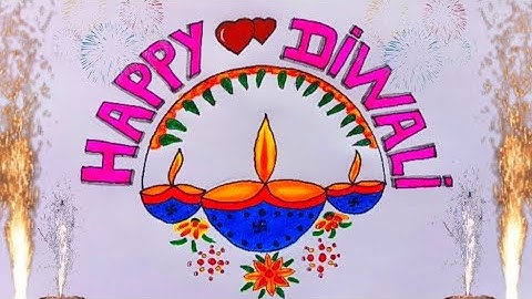 Diwali Drawing 🪔 Happy Diwali Drawing 🎆 Diwali Special Drawing🪔#diwali_rangoli #Diwali_festival #art
