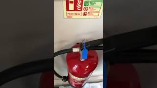 Visually checking fire extinguishers Guide