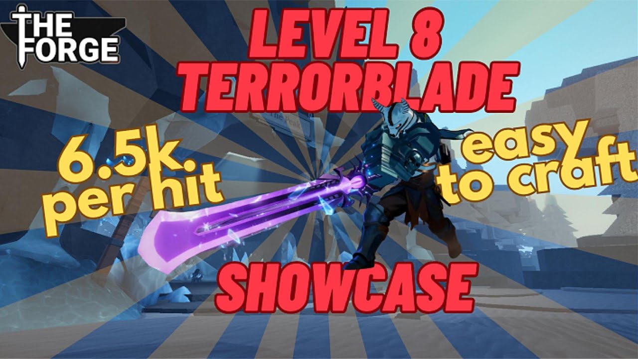 Roblox Best Game series | The Forge | Meta Colossal Sword Terrorblade ...