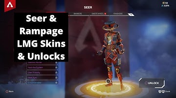 Apex Legends: Emergence Rampage LMG & Seer ALL Skins & Unlocks (Season 10)
