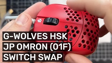 G-Wolves HSK Switch Swap to Japanese Omrons (D2F-01F)
