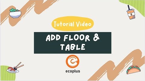 Add Floor & Table 【Ecoplus Tutorial Video】