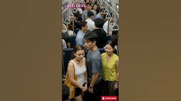 Did he Ignore ? Crowded Subway In Osaka Japan