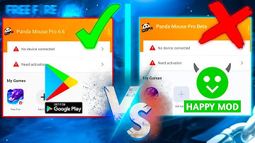 PANDA MOUSEPRO 🐼 OFFICIAL PLAYSTORE VERSION✅ VS PANDA MOUSEPRO MOD APK 🚫 WHICH IS BEST ??
