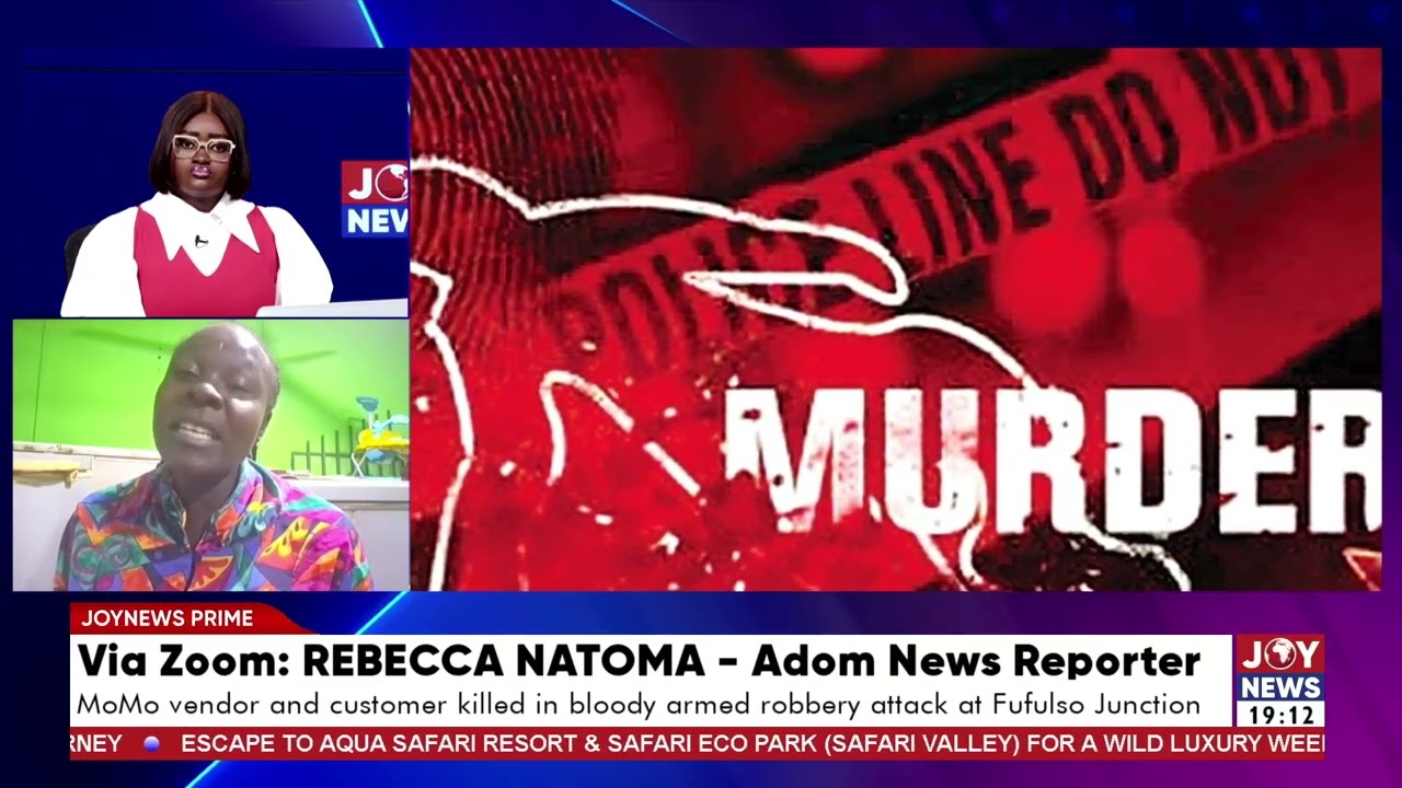 Fufulso junction robbery: MoMo vendor and customer killed in bloody armed robbery attack. #JoyNews