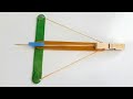 Dondurma Çubuklarından Yay - Ok Yapımı( How To Make Mini Crossbow )