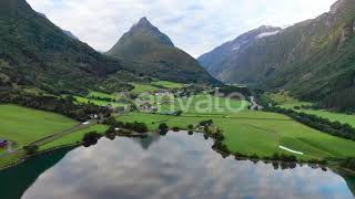 Aerial Footage Beautiful Nature Norway Stock Footage - Envato Elements