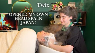 ASMR I OPENED MY OWN ASMR HEAD SPA IN TOKYO, JAPAN!!!! BUCKET LIST EXPERIENCE HEAD SPA IN TOKYO! screenshot 5