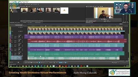 [8/9] Creating Youth Orchestra Virtual Performances | Video Editing on VEGAS