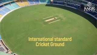 Cricket Ground of International Standards | SAGE University Bhopal