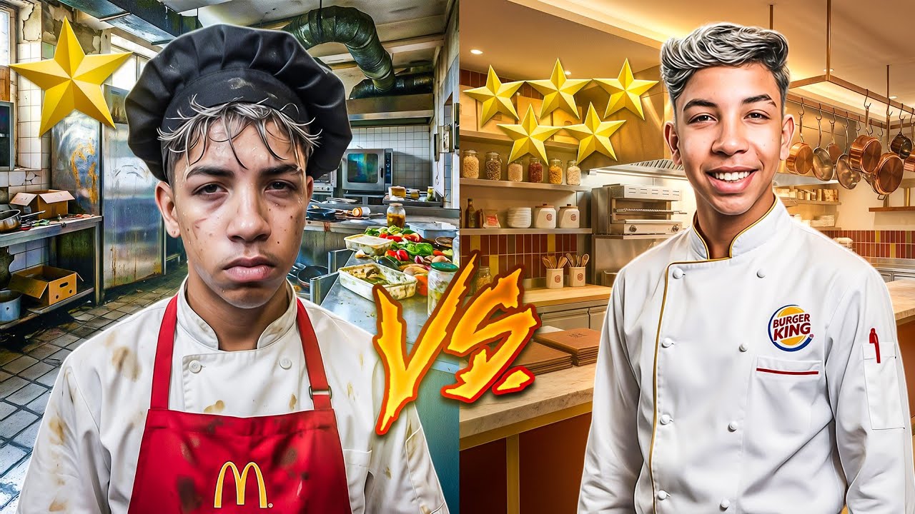 Fomos no restaurante de 1 estrela VS Restaurante de 5 estralas 