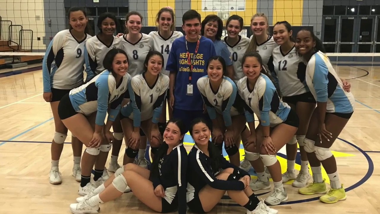 Heritage High School Girls Varsity Volleyball 10319 YouTube