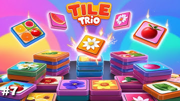 Tile Trio: Makeover Match 3d  - Gameplay Walkthrough Part 7 - Levels 35 to 37 - (iOS, Android)