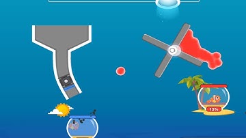 Water Puzzle Fish Rescue Pull Pin: Fun Game All Levels Answer Gameplay (iOS,Android) 235 - 239