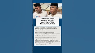 Alasan Gus Yahya Cholil Staquf Didesak Mundur dari Jabatan Ketum PBNU, Diberi Waktu 3 Hari