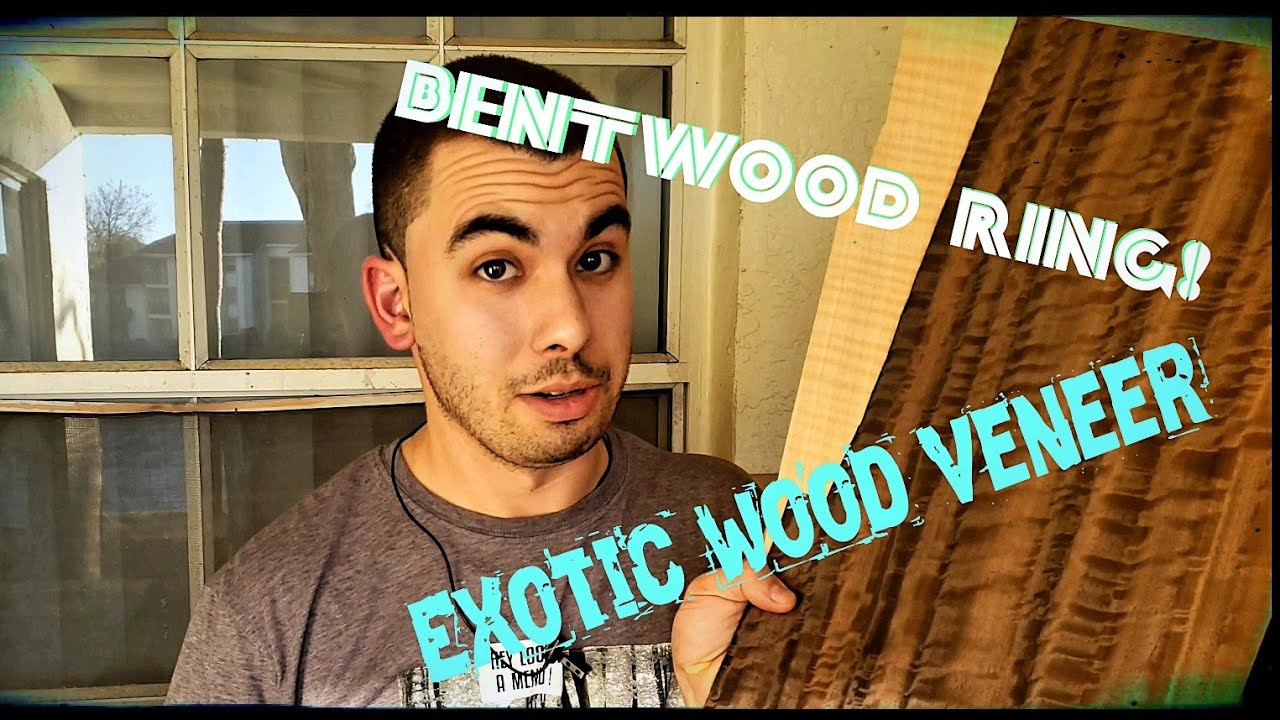 Exotic wood ring! How to make a Bentwood Ring with exotic veneer! - YouTube