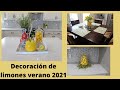 IDEAS PARA DECORAR TU COCINA CON LIMONES🍋VERANO 2021/COCINA/DECORACION