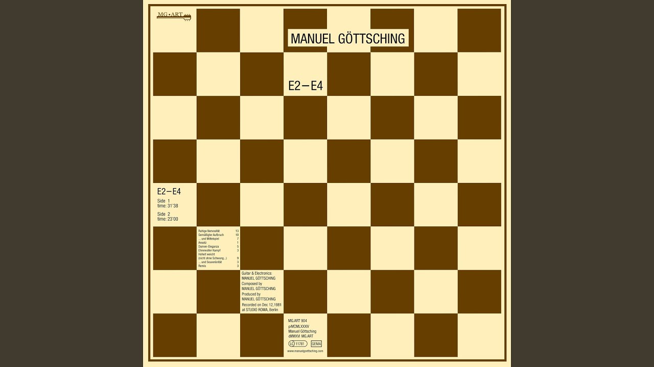 MANUEL GÖTTSCHING E2-E4 12インチレコード Amazon.co.jp: E2 E4: ミュージック