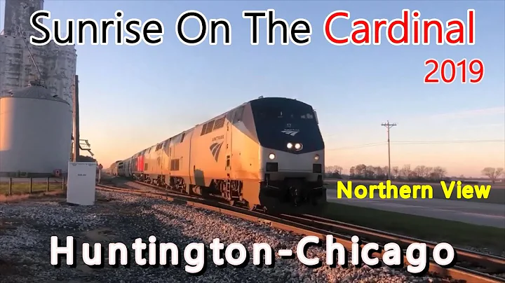 Amtrak's Cardinal 2019, Part 1 [Sunrise On The Car...
