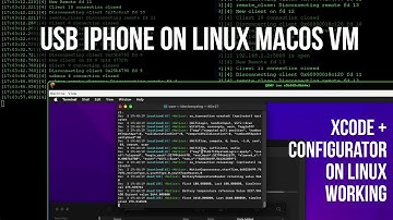 macOS VM: iPhone  + Xcode USB! Linux/Windows USB + Xcode Passthrough using Docker-OSX and usbfluxd!