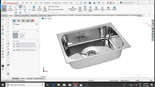 Solidworks Tutorials| Sketch Kitchen Sink in Solidworks