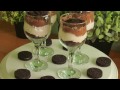 حلى كاسات الاوريو بالجبنه   Oreo Dessert With Cream Cheese