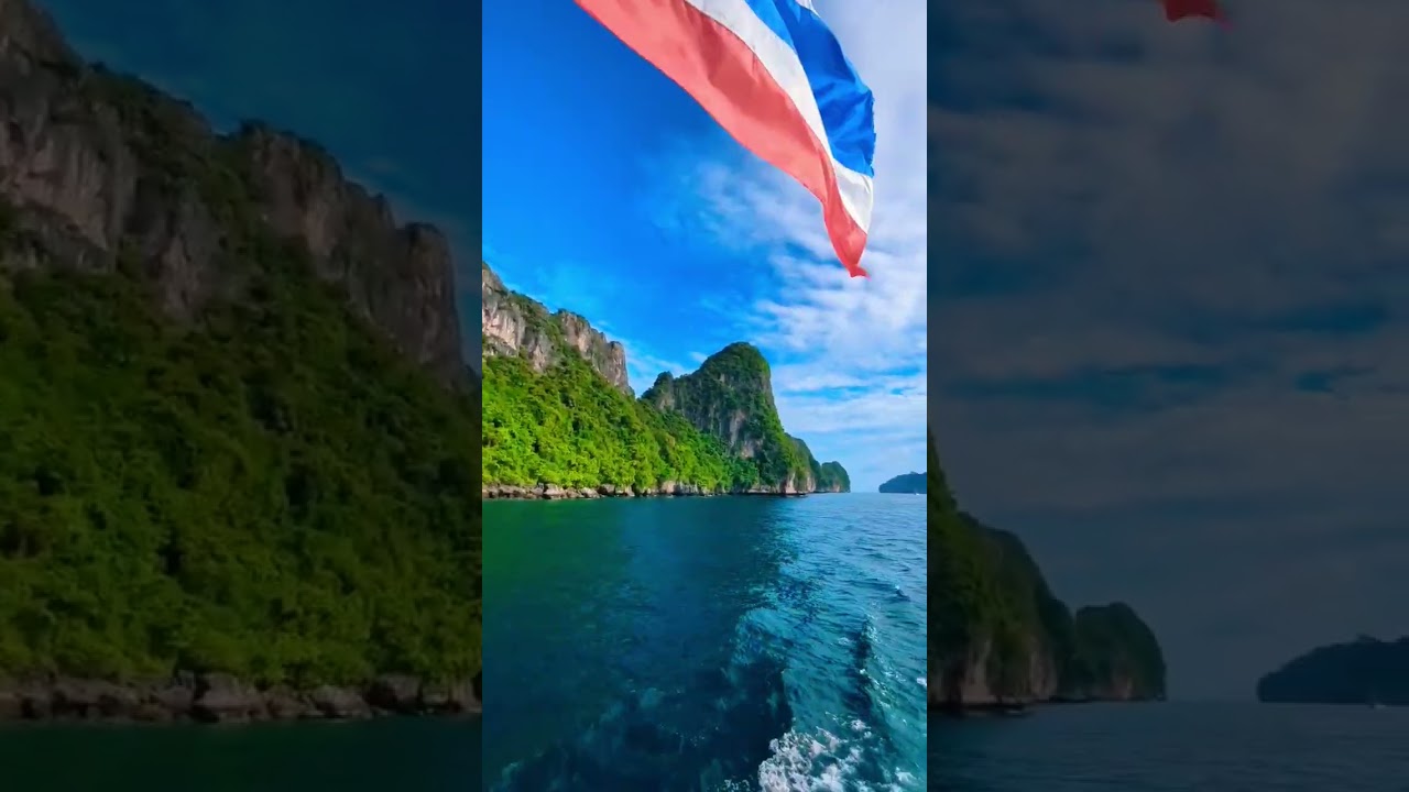 Rockstar views, rockstar vibes #thailand #diving #sailing #island #beach #reels #video #boat