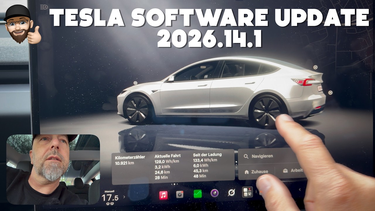 Tesla Update Advanced Software Tesla Frühlingsupdate Software 2026.14.1 Update - YouTube
