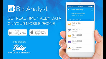 How to get Tally ERP 9 data on Mobile: Biz Analyst - Best Tally Mobile App