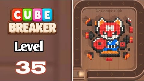 Color Cube Breaker Level 35 Solution Walkthrough 