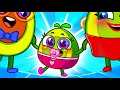 Baby avocado first steps  funny kids stories by pit and penny