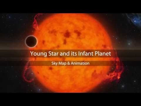 Young Star and Its Infant Planet (Artist's Animation)