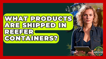 What Products Are Shipped In Reefer Containers? - The World of Agriculture