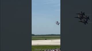 Blue Angels really close flying #photography #video #shorts #aviation #airshow #viral #viralvideo