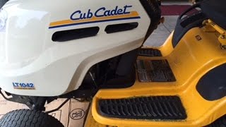 How to change the spark plug in a Cub Cadet LT 1042