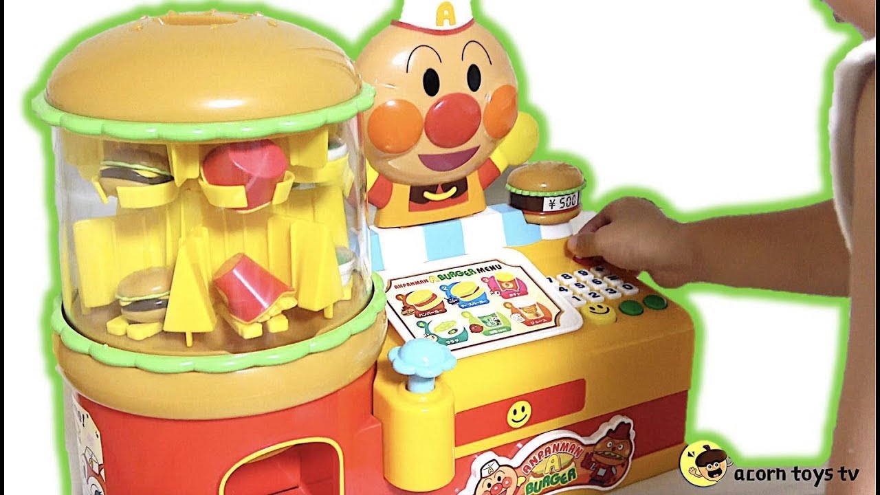 anpanman burger shop toy