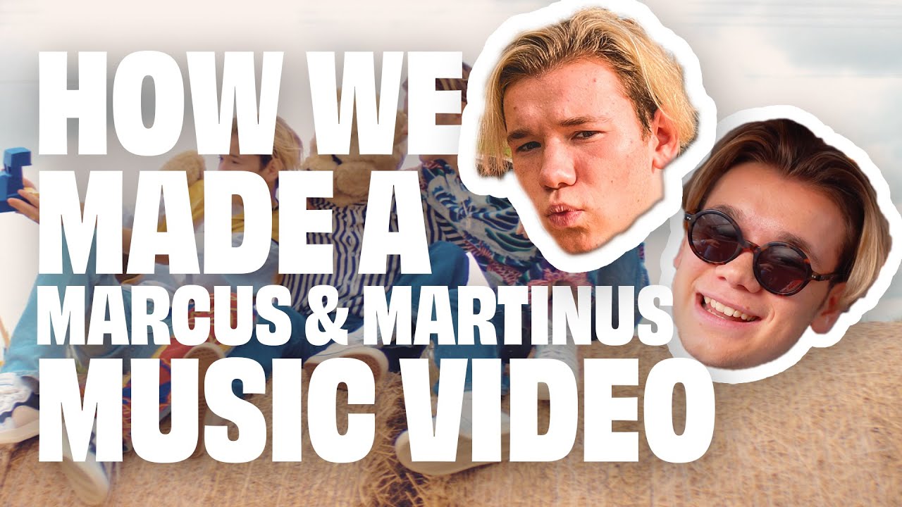 HOW WE MADE A MARCUS & MARTINUS MUSIC VIDEO 🎥🔥🎬 (English subtitles