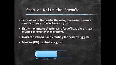 WaterGrades Math-Pressure