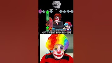 The day MATT went BAMBI MODE 💀💀💀  #daveandbambi #fnfmods #fnf #bambi #matt #fridaynightfunkin
