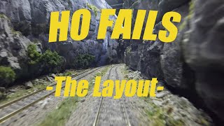 HO Fails Layout Cab Ride!