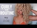 Curly hair routine #curlsandblondies