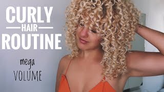 Curly hair routine #curlsandblondies