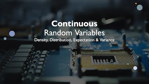 Probability density, expectation and variance